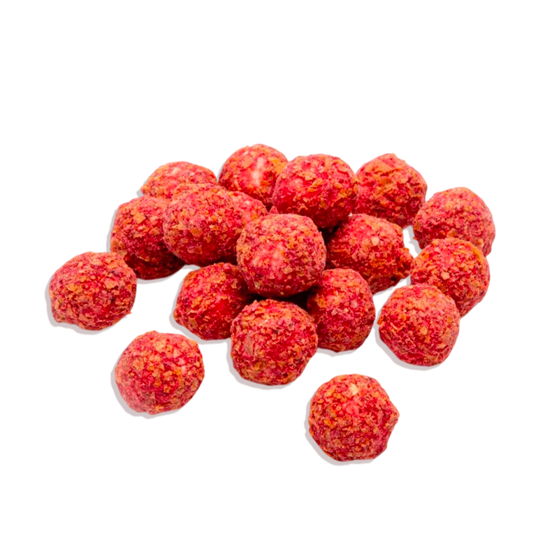 noisettes-et-eclats-de-corn-flakes-enrobees-de-framboise